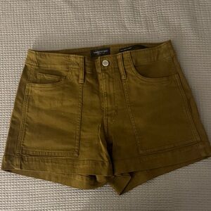 Banana Republic Women's Tan High Waist Shorts
